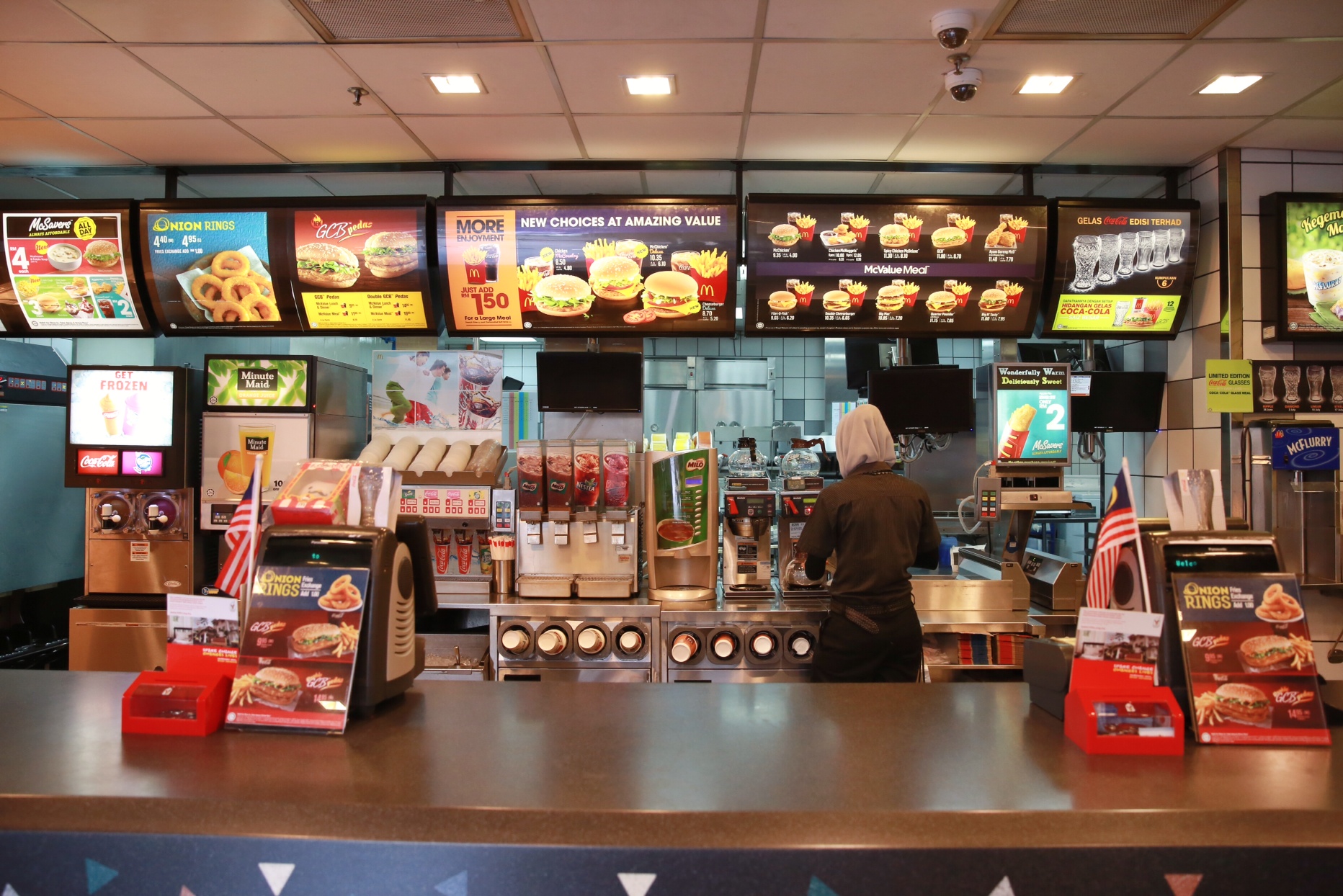 Food court fast food joint